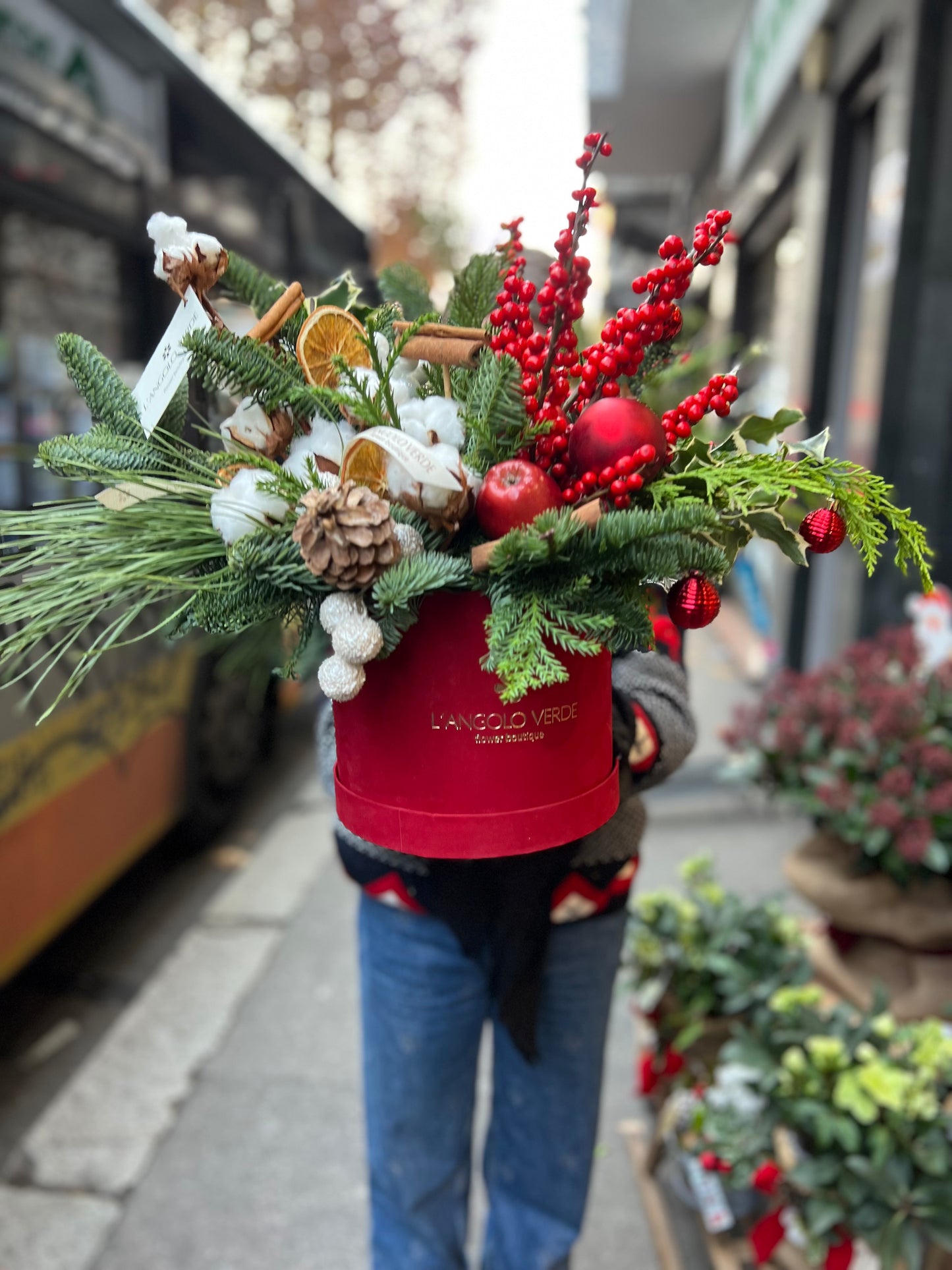 07 DICEMBRE - Christmas Flower Box