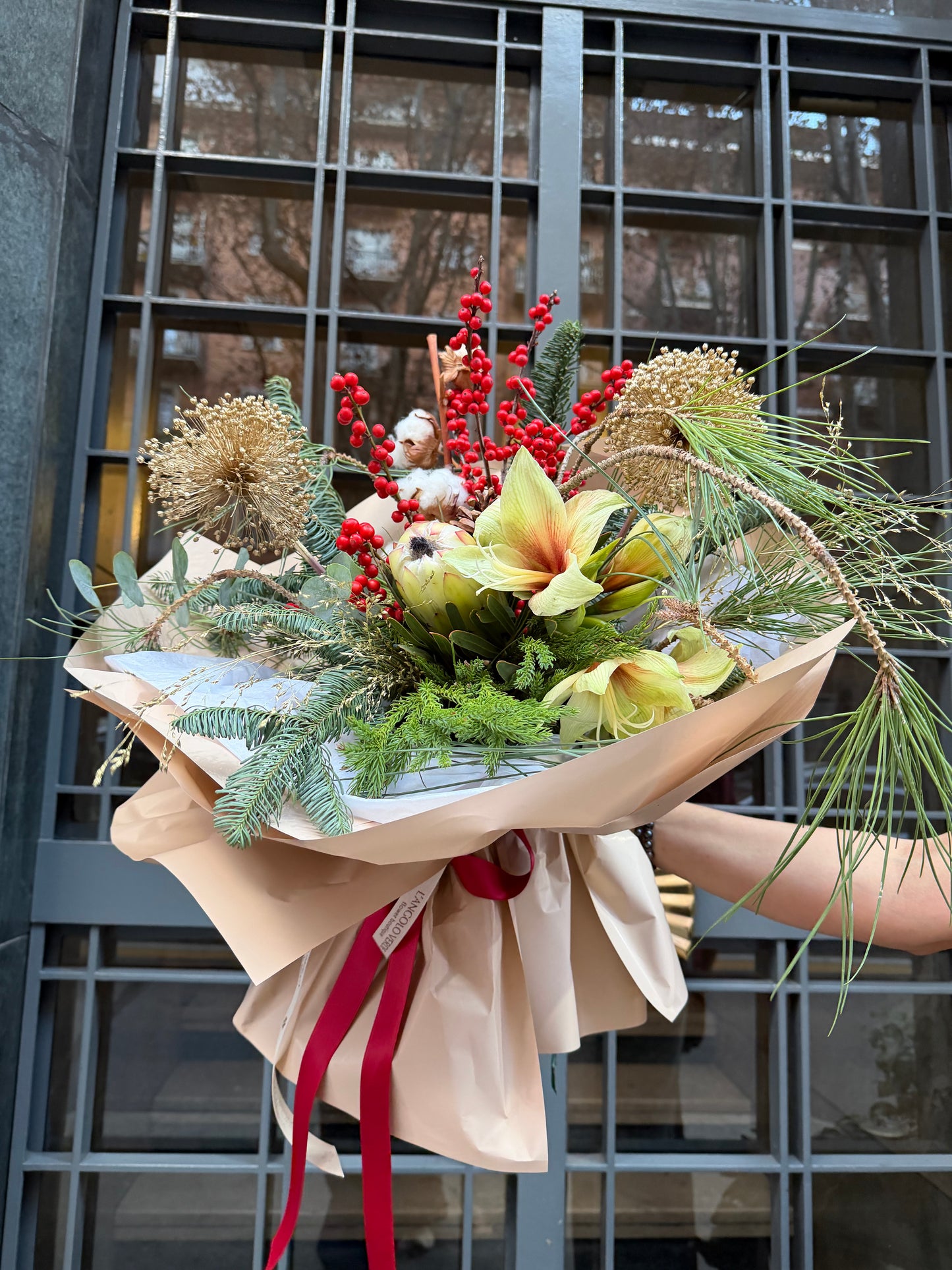 BOUQUET DI FIORI NATALIZIO