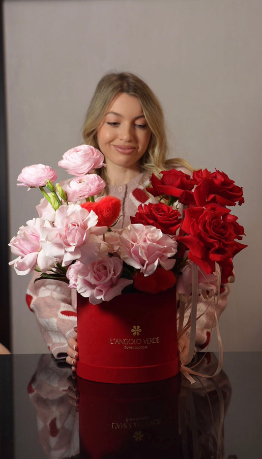 Flower box grande “Two Hearts”